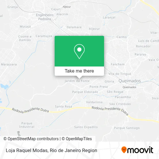 Loja Raquel Modas map