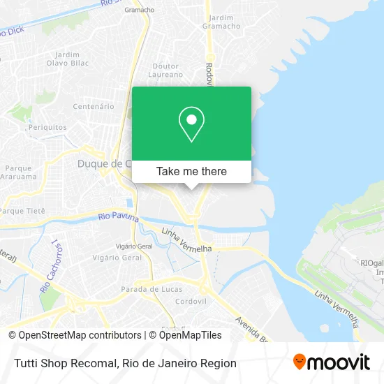 Tutti Shop Recomal map