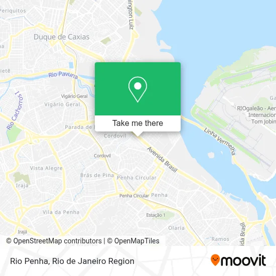 Rio Penha map