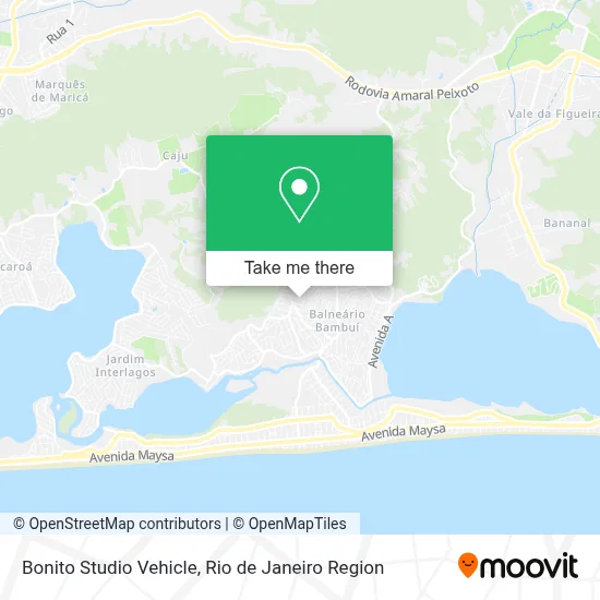 Bonito Studio Vehicle map
