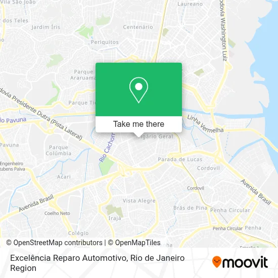 Excelência Reparo Automotivo map