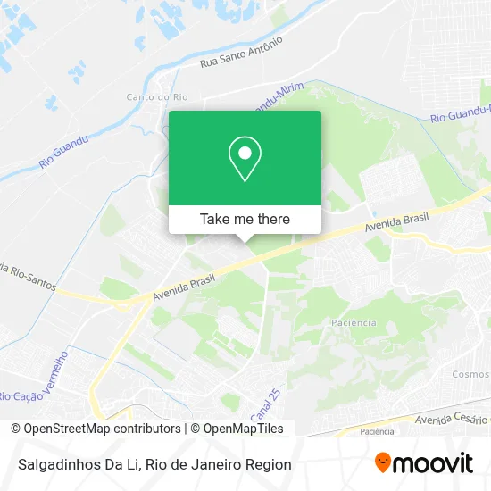 Salgadinhos Da Li map