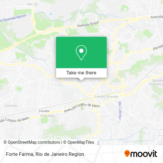 Forte Farma map