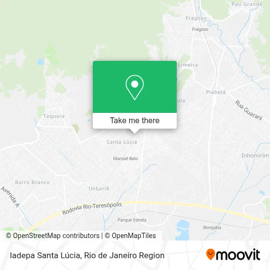 Iadepa Santa Lúcia map