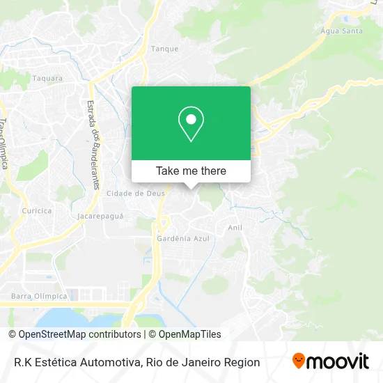 R.K Estética Automotiva map