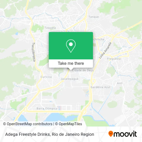 Adega Freestyle Drinks map