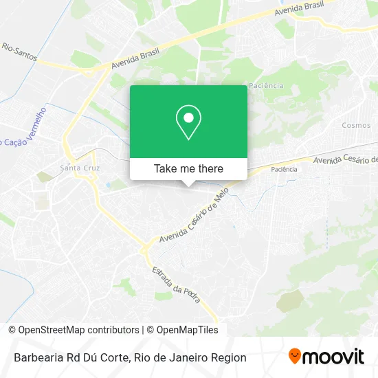 Barbearia Rd Dú Corte map