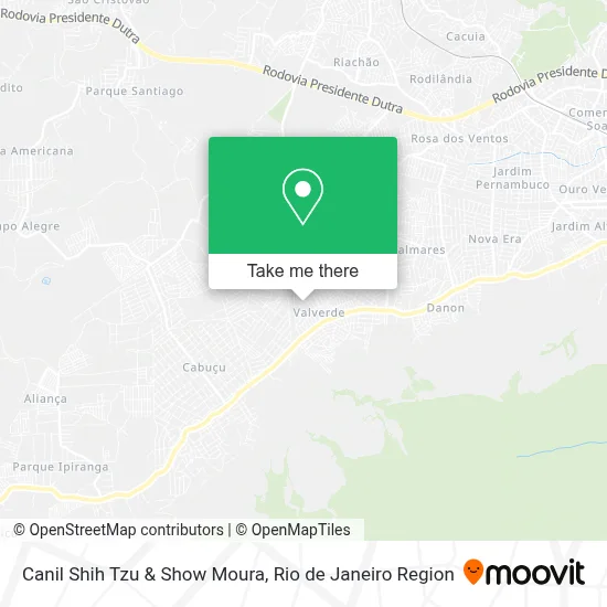 Canil Shih Tzu & Show Moura map