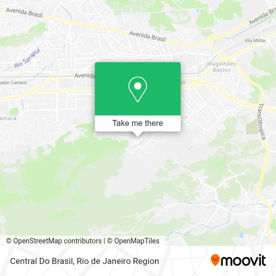 Central Do Brasil map