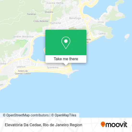 Elevatória Da Cedae map