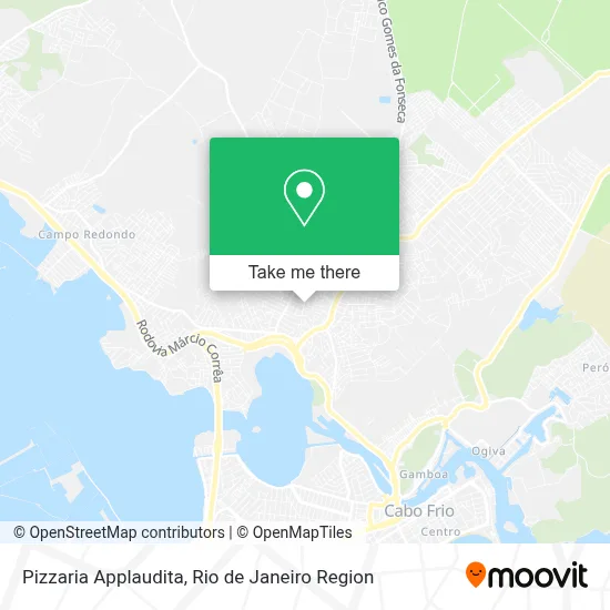 Pizzaria Applaudita map