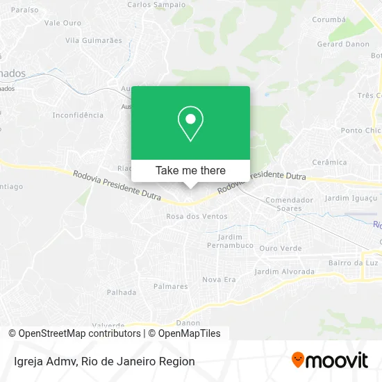 Igreja Admv map