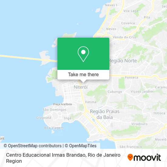 Centro Educacional Irmas Brandao map