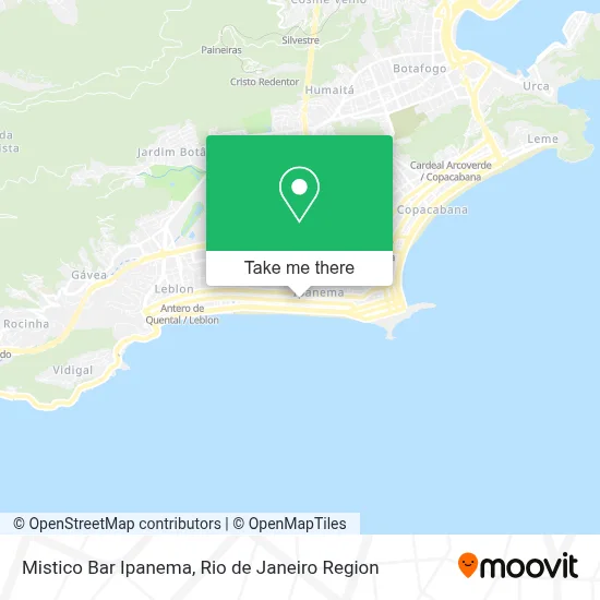 Mistico Bar Ipanema map
