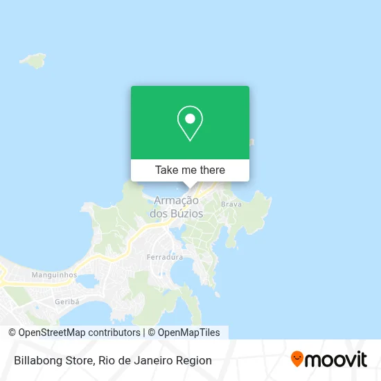 Billabong Store map