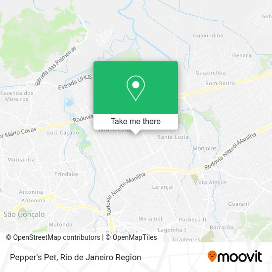 Pepper's Pet map