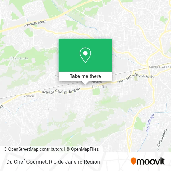 Du Chef Gourmet map
