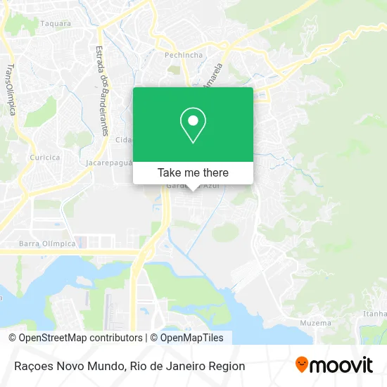 Raçoes Novo Mundo map