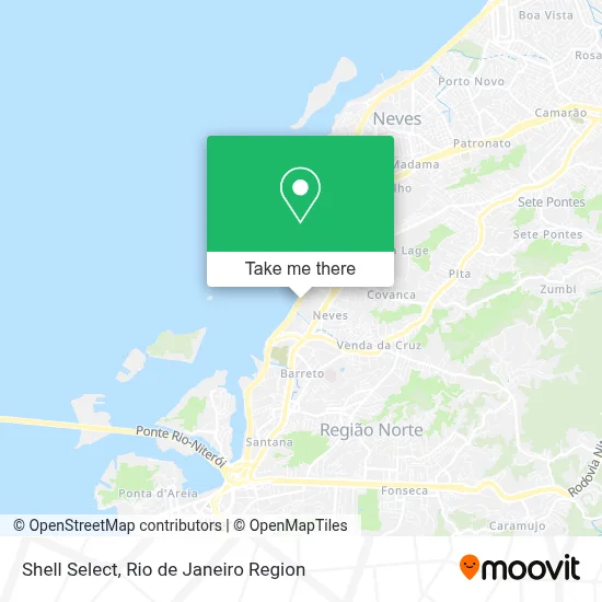 Shell Select map