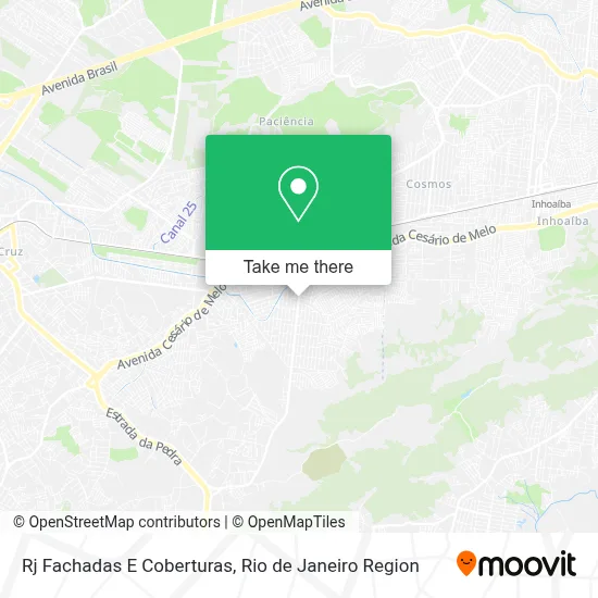 Rj Fachadas E Coberturas map