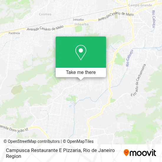 Campusca Restaurante E Pizzaria map