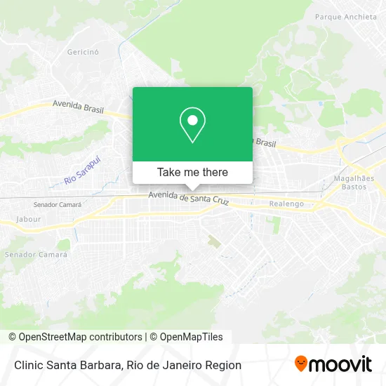 Clinic Santa Barbara map