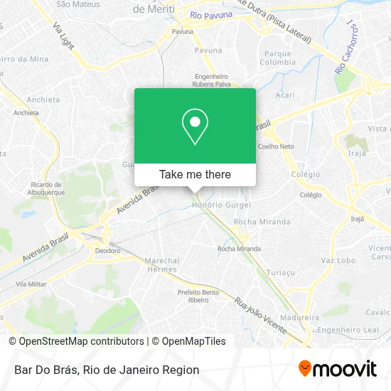 Bar Do Brás map