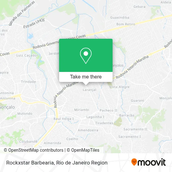 Rockxstar Barbearia map