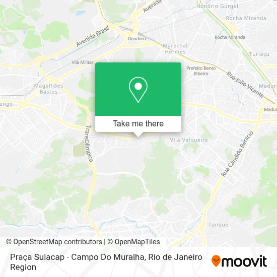 Praça Sulacap - Campo Do Muralha map