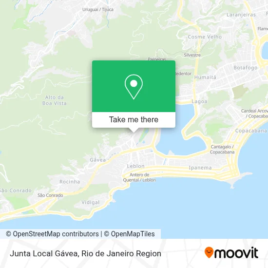 Junta Local Gávea map
