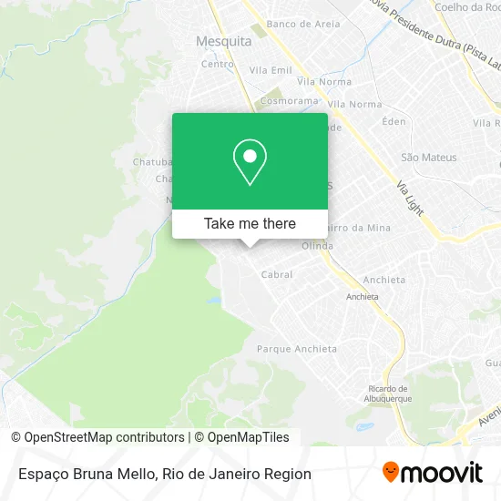 Espaço Bruna Mello map