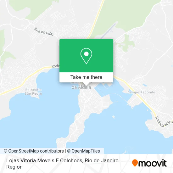 Lojas Vitoria Moveis E Colchoes map