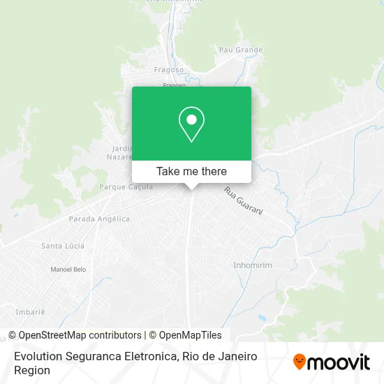 Evolution Seguranca Eletronica map
