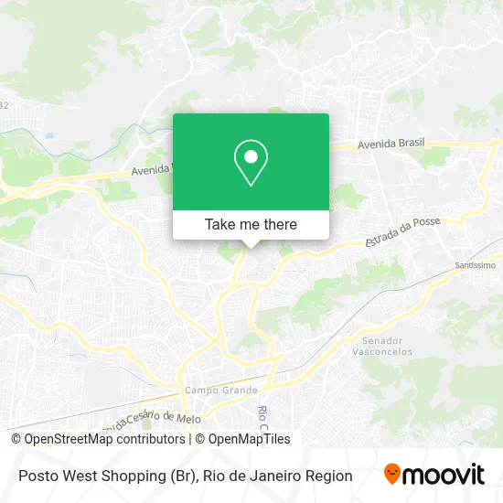 Posto West Shopping (Br) map