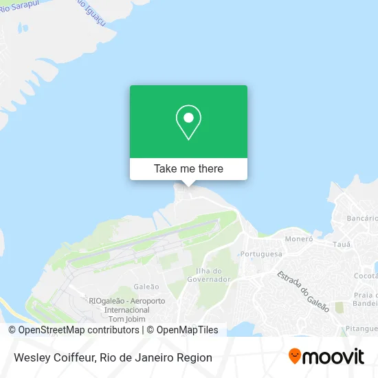 Wesley Coiffeur map