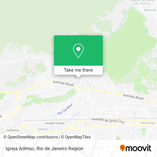 Igreja Admuc map