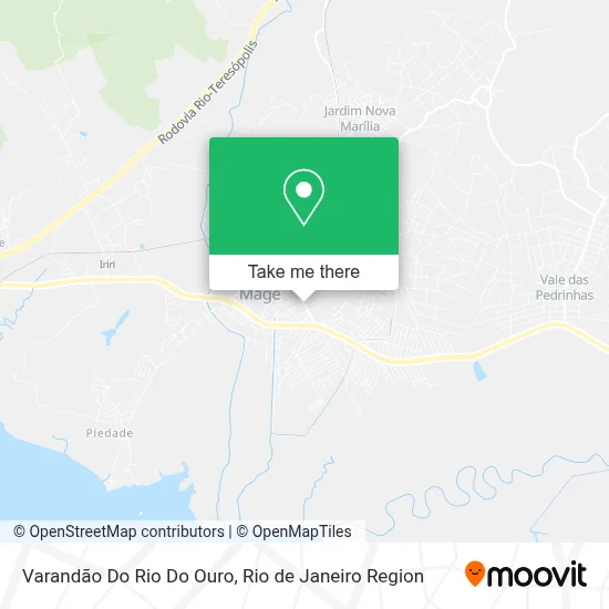 Varandão Do Rio Do Ouro map