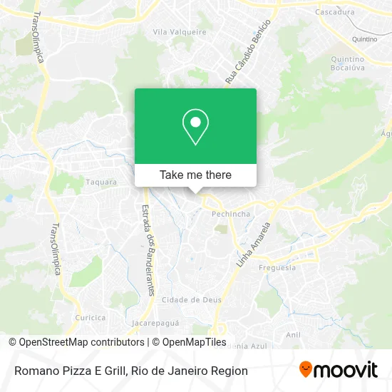 Romano Pizza E Grill map
