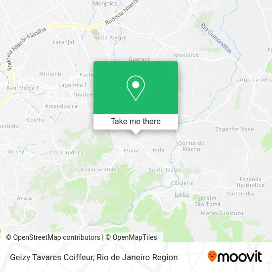 Geizy Tavares Coiffeur map