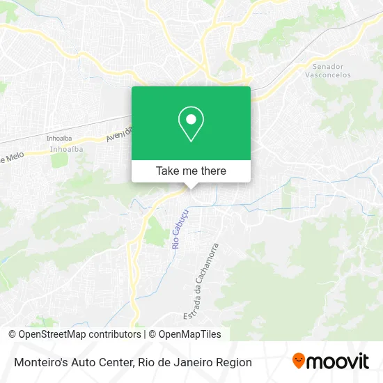 Monteiro's Auto Center map
