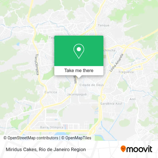Miridus Cakes map