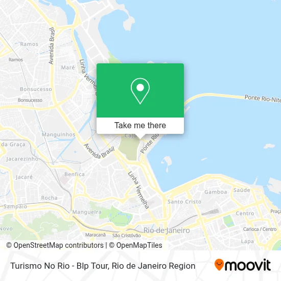 Turismo No Rio - Blp Tour map