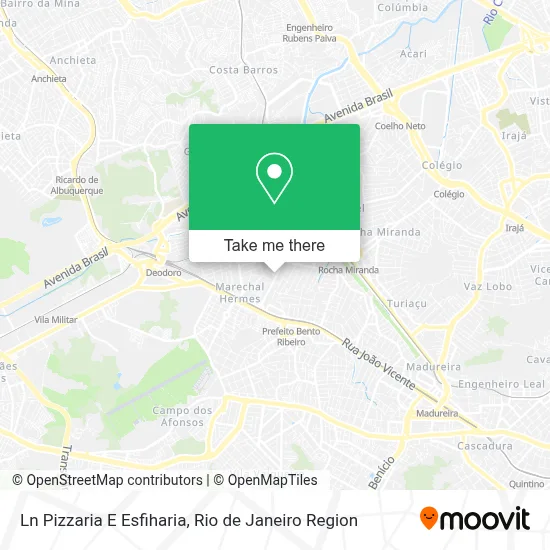 Ln Pizzaria E Esfiharia map