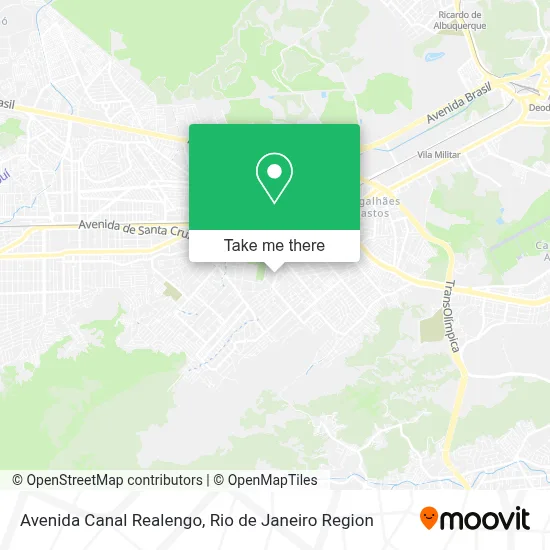 Avenida Canal Realengo map