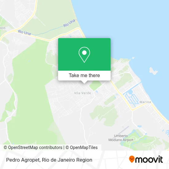 Pedro Agropet map