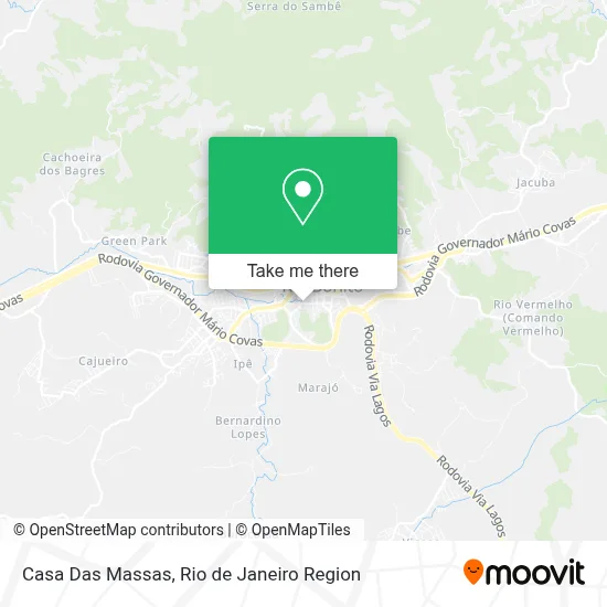 Casa Das Massas map