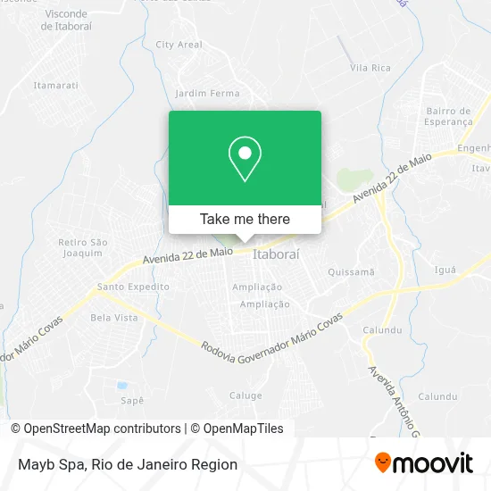 Mayb Spa map