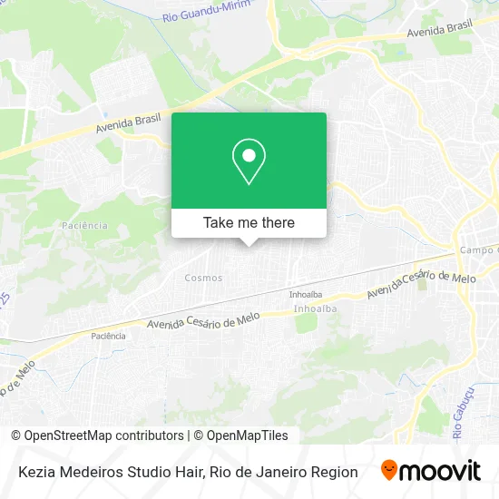 Kezia Medeiros Studio Hair map