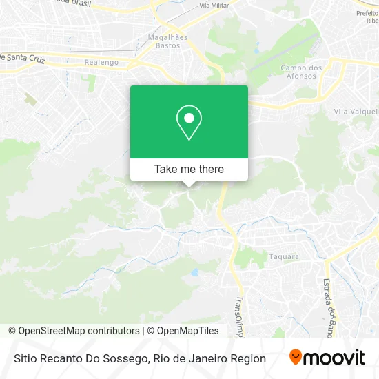 Sitio Recanto Do Sossego map