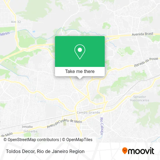 Toldos Decor map